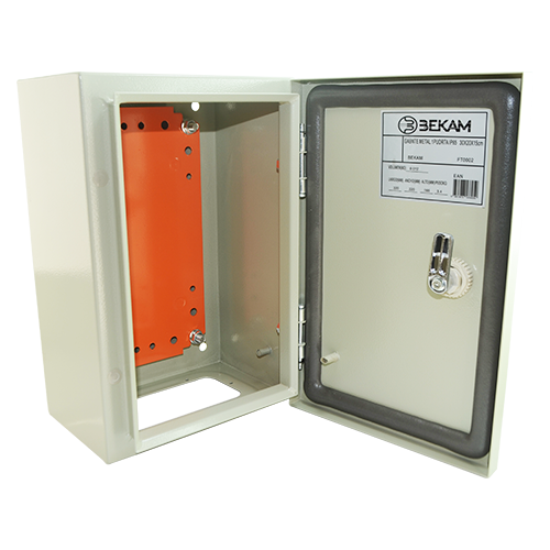 GABINETE METÁLICO 1 PUERTA IP65 40x30x20 cm.