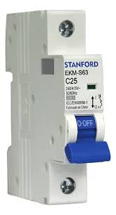 INTERRUPTOR AUTOMÁTICO 6KA, C, 1X25A stanford
