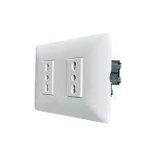 ENCHUFE DOBLE BIPASO 10/16A 250V (BLANCO) STANFORD