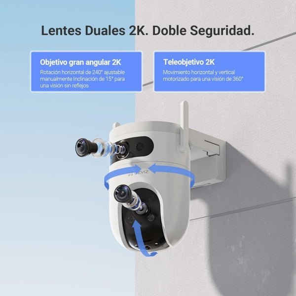 Cámara H9c Dual 2K