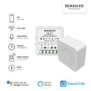 Mini Smart Switch WiFi+RF 1 Canal, 90-250Vac 50-60Hz 10A max 2.4GHz