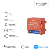 Controlador Switch WIFI para Puerta de Garage AC100-240V IP20