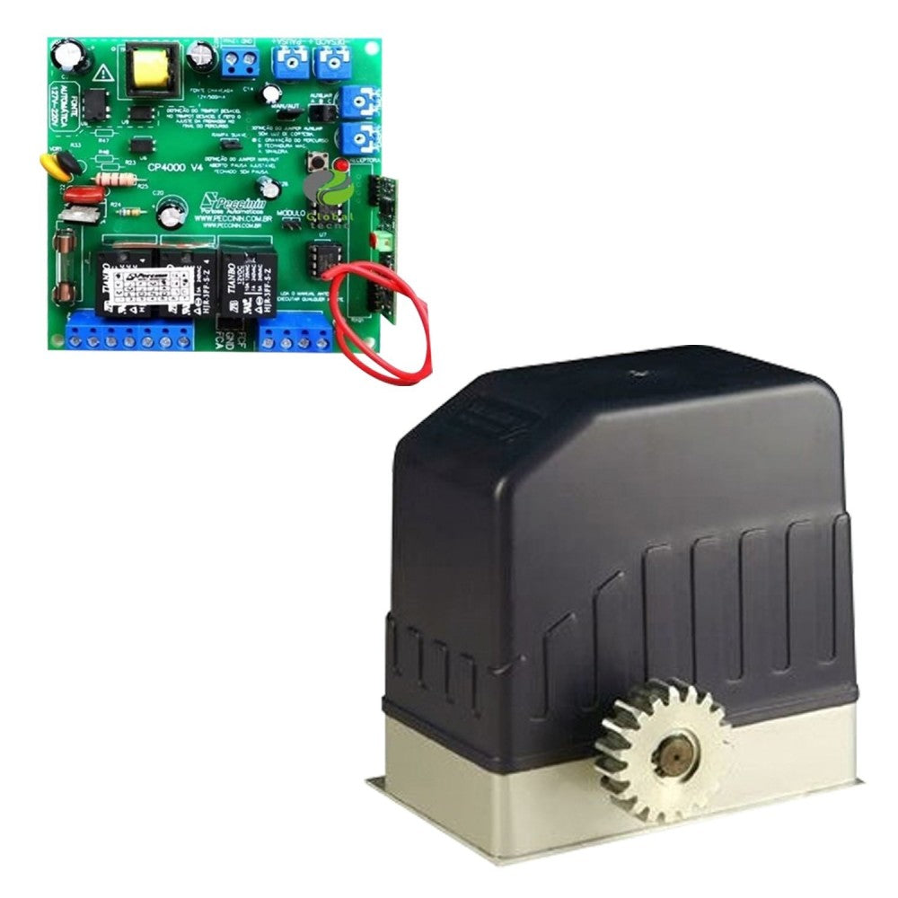 Kit Motor DKC 400 (600kg) Residencial + Central Peccinin  XIAN FENG
