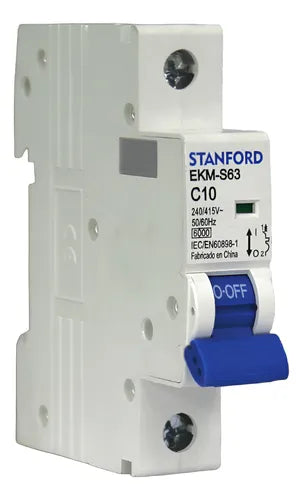 INTERRUPTOR AUTOMÁTICO 6KA, C, 1X10A stanford