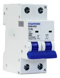 INTERRUPTOR AUTOMATICO 6KA, C, 2X16A OMNIPOLAR STANFORD