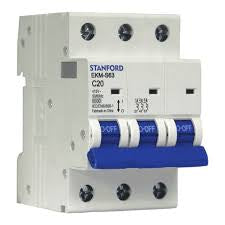 INTERRUPTOR AUTOMÁTICO 6KA, C, 3X20A STANFORD