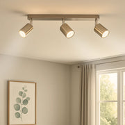 LAMPARA TECHO 3 LUCES GU10 (NIQUELADO) STANFORD