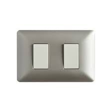 INTERRUPTOR DOBLE (9/15) 10A 250V (CHAMPAGNE) STANFORD